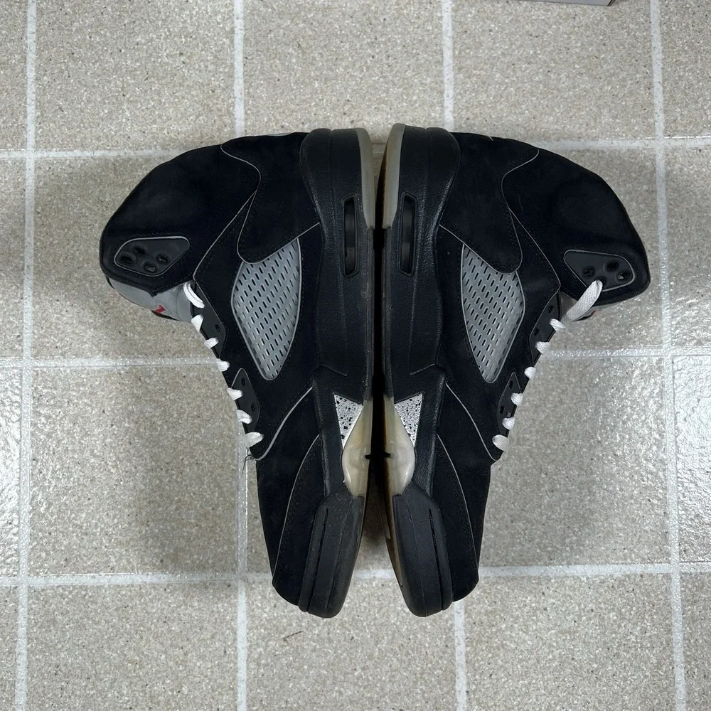 Air Jordan 5 Retro Black Metallic Reimagined Style # HF3975-001 Size 11